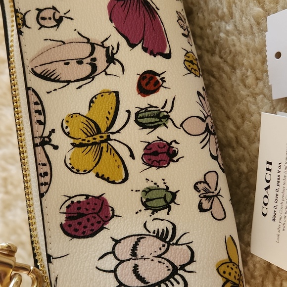 Adorable NWT Coach Chalk Creature Print Nolita Barrell Bag ♥️🪲🎁 - Picture 10 of 17